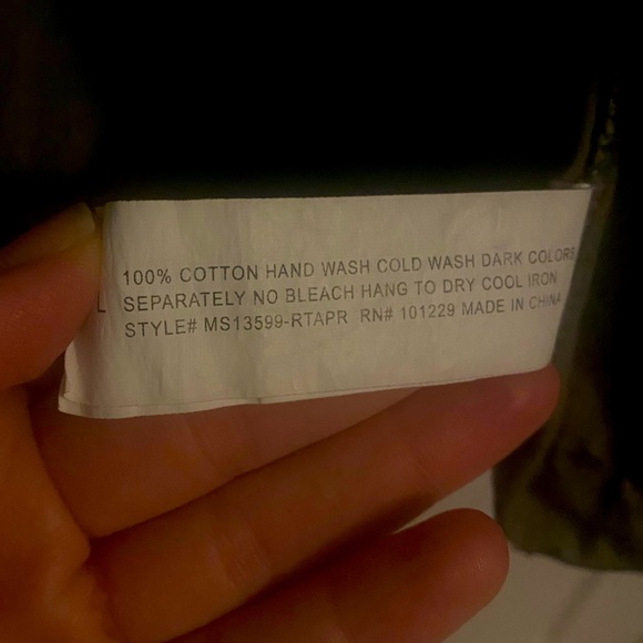 Jade & Ivory Camo Utility Adjustable Sleeve Jacket - Picture 7 of 7